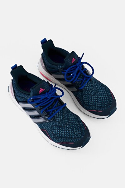 adidas Women Ultra Boost Lace Up Running Shoe, Teal Green