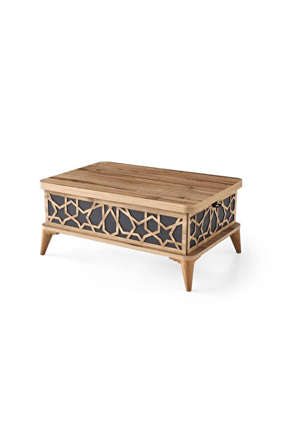 PİEDRA MOBİLYA Modern Akıllı Açılabilir Sihirli Fonksiyonel Orta Sehpa Kademe...