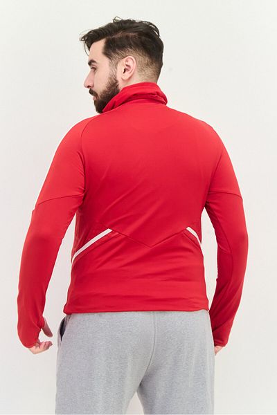 adidas Men Sportswear Fit Long Sleve Training Sweatshirt, Red