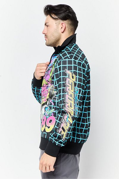 adidas Men Sportswear Fit Long Sleeve Outdoor Sweatshirt, Multicolor