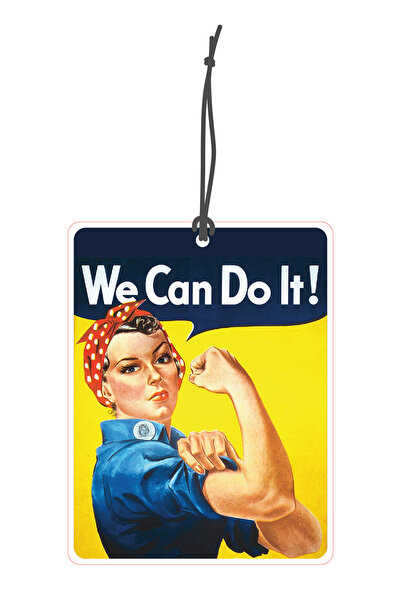 Meröka We Can Do İt Görselli Dekoratif Oto Kokusu ve Aksesuar Seti