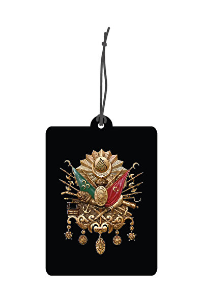 Genel Markalar Osmanlı Tuğrası Görselli Dekoratif Oto Kokusu ve Aksesuar Seti