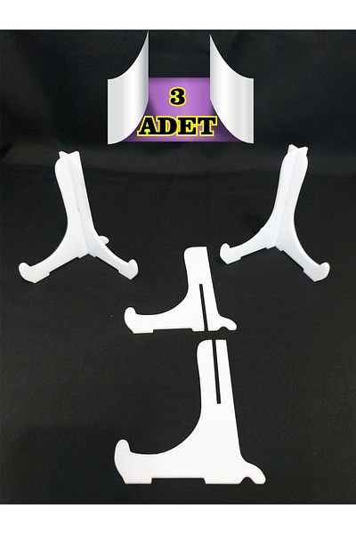 HYL 3 Pieces Plexiglass Stand Decorative Plate Holder 9X11 cm Display Stand Product Presentation Stand