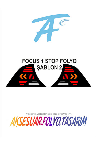 aksesuar folyo tasarım فورد فوكس 1 سيدان ستوب فويل