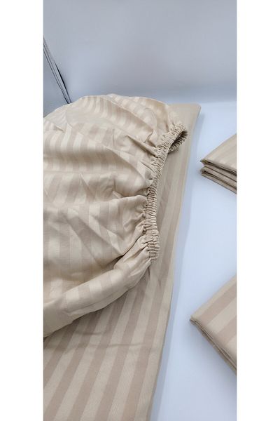 pınarhome collectıon غطاء مطاطي من الساتان + كيس وسادة مغطى (عمق الزاوية العالية) *** أحدث الاتجاهات ***
