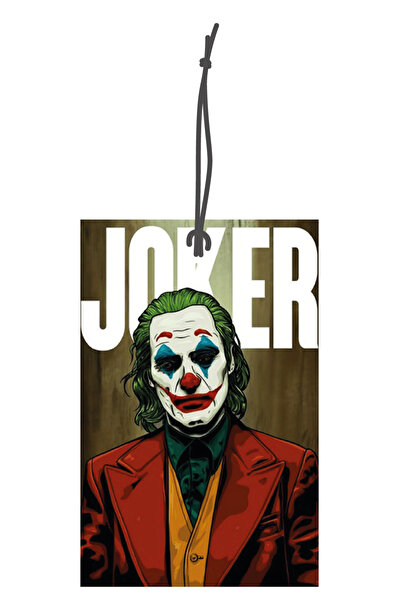 Genel Markalar Joker Görselli Dekoratif Oto Kokusu ve Aksesuar Seti