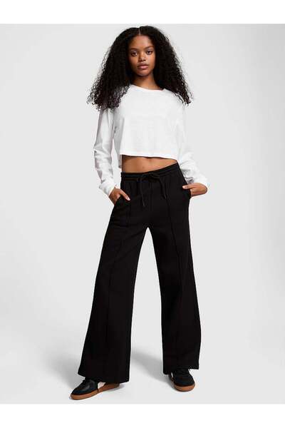 PINK Ivy Geniş Paça Polar Eşofman Altı