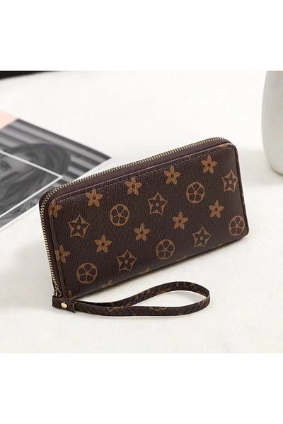 OEM Women's wallet, Polyurethane, 20x8x3 cm, Brown