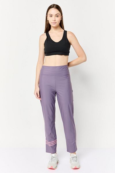 adidas Women Sportswear Fit Brand Logo Training Leggings, Mauve