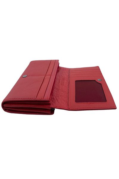 OEM Women's wallet made of genuine leather, large model, BS1098 Red