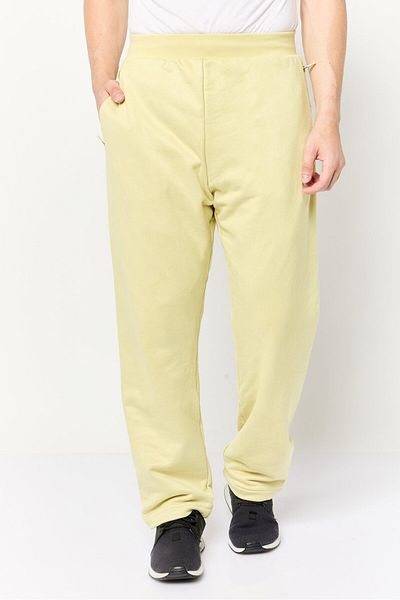 adidas Men Sportswear Fit Outdoor Sweatpants, Light Yellow