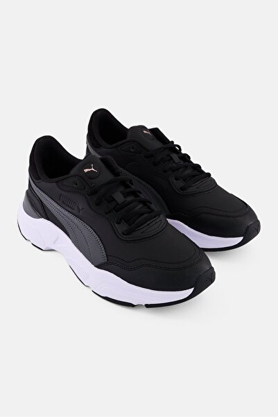 Puma Women Cassia Rose Lace Up Outdoor Shoes, Black