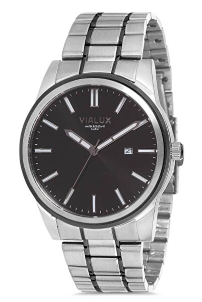 Vialux ساعة يد رجالية AS533T-04SS