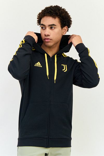 adidas Men Sportswear Fit Long Sleeve Juventus Football Jackets, Multicolor