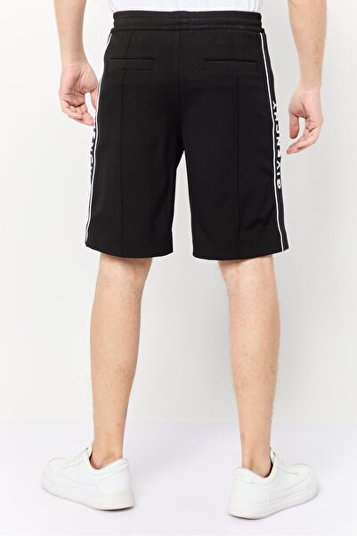 Givenchy Men Embroidered Logo Basic Shorts, Black