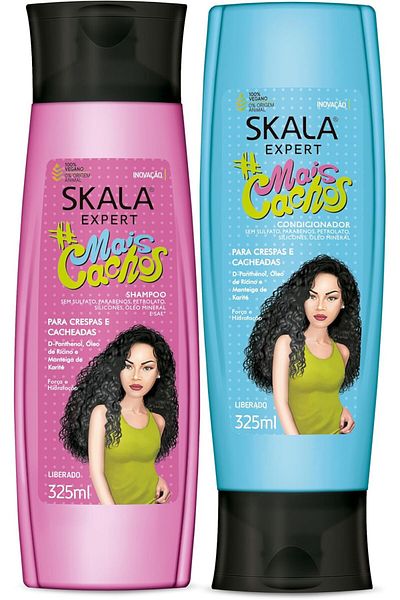 SKALA Miss Cachos Expert Shampoo and Conditioner Set by Skala, 325ml, for All Hair Types