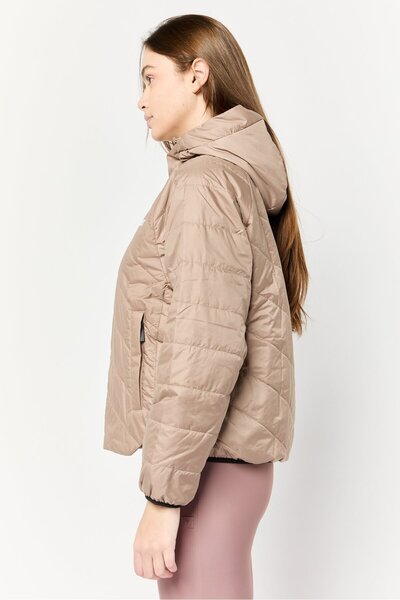 adidas Women Sportswear Fit Training Jackets, Taupe