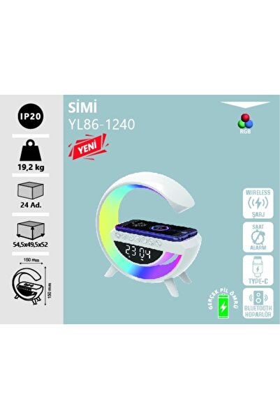 Noas Simi Şarjlı Masa Lambası Rgb