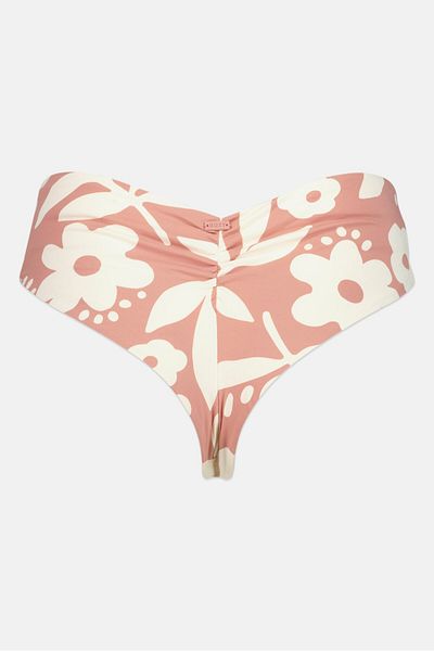 Roxy Women Allover Printed Bikini Bottom, Beige