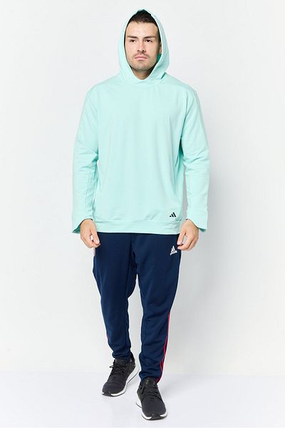 adidas Men Sportswear Fi Long Sleeve Yoga Sweatshirts, Teal Green