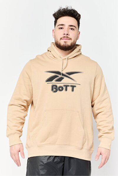 Reebok x Bott Men Sportswear Fit Long Sleeves Outdoor Hoodie, Tan