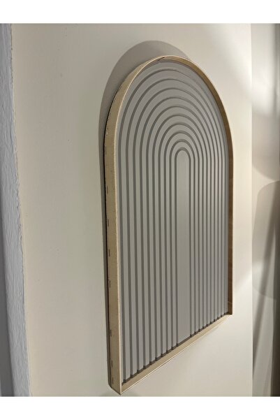 CIGILWOOD GRAY BEL AHŞAP BOHEM İSKANDİNAV TABLO