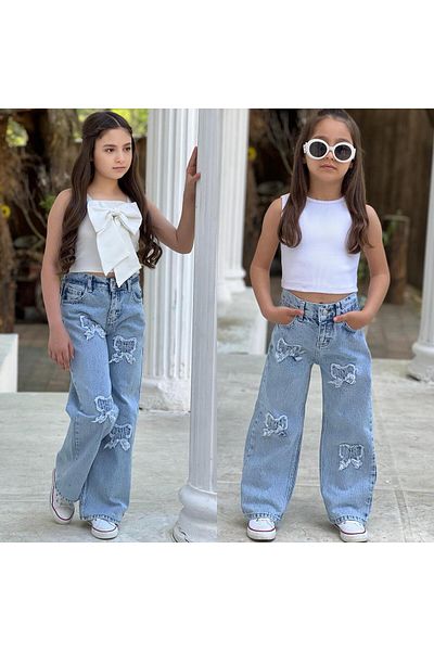 BERFONZO KIDS Дънки за момиче, дънки