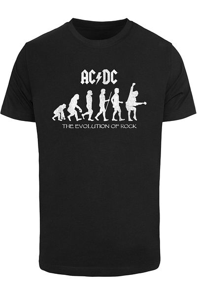 Merchcode Herren Acdc - Evolution Of Rock T-shirt
