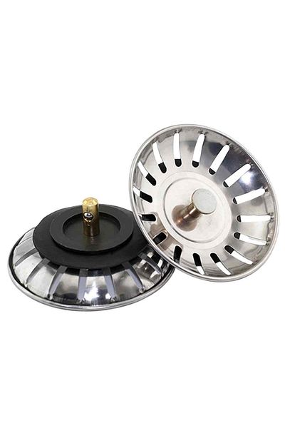 OEM Set de 2 sita pentru chiuvetă de bucătărie, oțel inoxidabil, gri