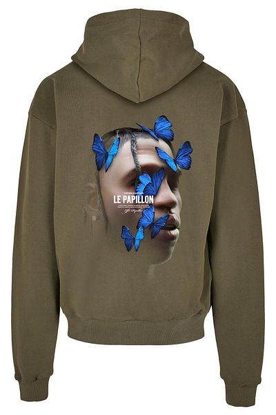 Upscale by Mister Tee Unisex Le Papillon Heavy Oversize Hoody