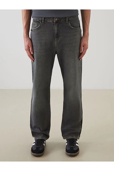 LC Waikiki Lcw Jeans Gray Loose Fit Men's Jean Trousers