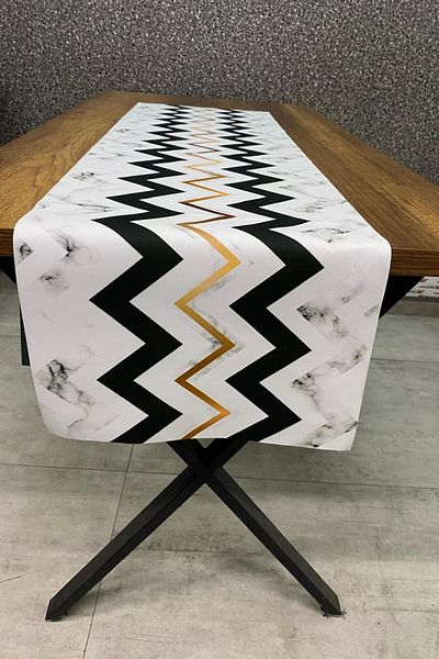 tarzınısec Zigzag Patterned Runner 40X140 cm