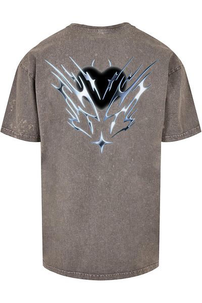 Upscale by Mister Tee Herren Cagedchrome Acid Heavy Oversize Tee