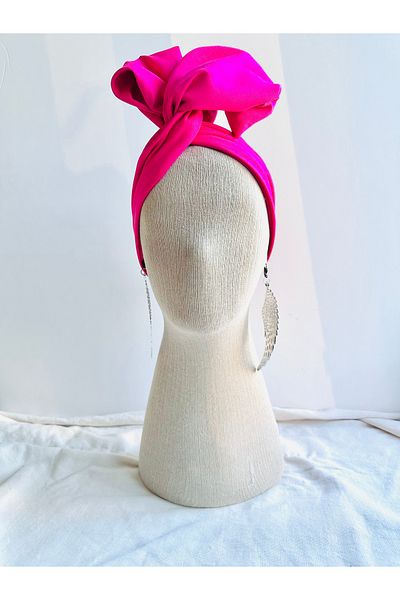 Bukiro Pink Wire Bandana Ροζ κορδέλα μαλλιών