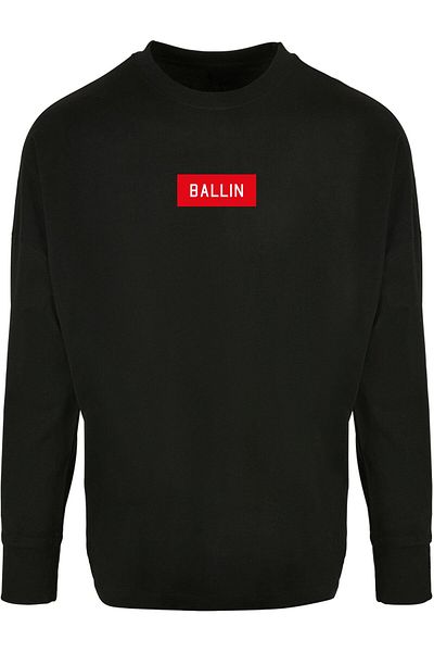 Mister Tee Herren Ballin Box Oversized Longsleeve
