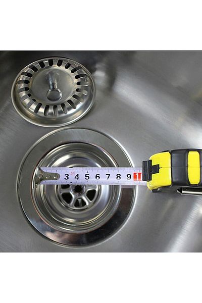 OEM Set de 2 sita pentru chiuvetă, oțel inoxidabil, 79,3 mm, argintiu