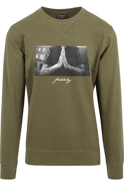 Mister Tee Herren Pray Crewneck