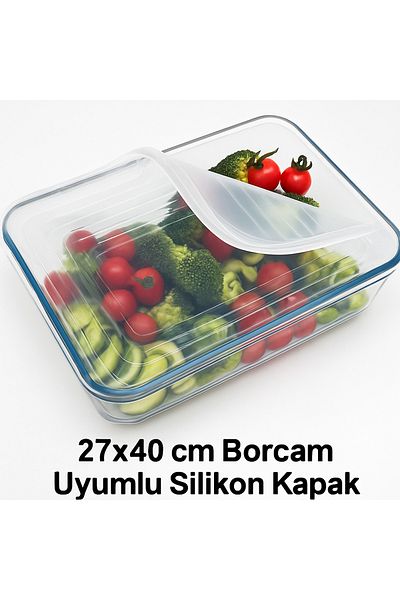 magical dreams Transparent Silicone Rectangular Strec Pyrex Cover