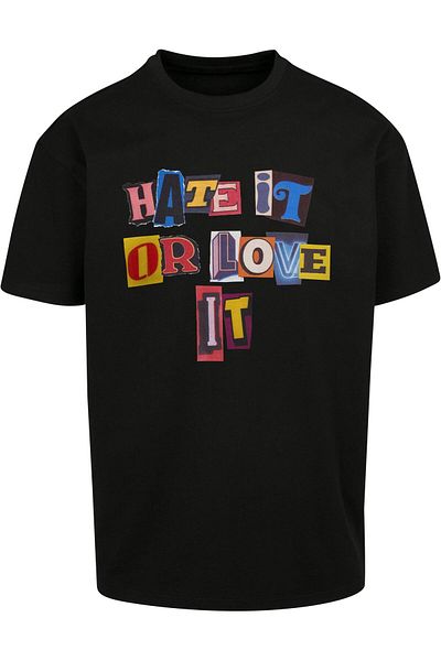 Upscale by Mister Tee Unisex Hate It Or Love It Oversize Tee