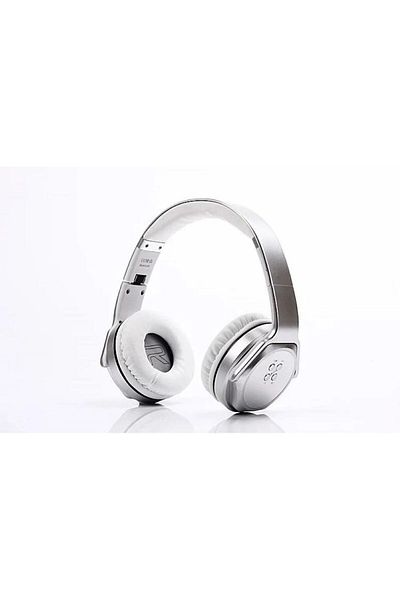 Bastec Bastek BC638 2-in-1 Wireless Headphone with Speaker, Silver