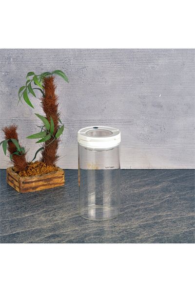 kitchenboost Thn Glass Jar - Glass Food Storage Jar 12 Li Borosilicate Glass 3 Size