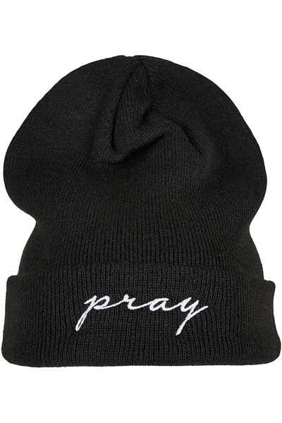 Mister Tee Unisex Pray Embroidery Beanie