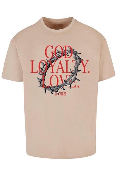Upscale by Mister Tee Unisex God Loyalty Love Oversize T-Shirt