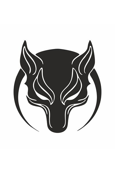 hediyenebak Vehicul Börü Wolf, Mașină, Auto, Motocicletă, Cască, Laptop, Autocolant pentru geam 20x19 cm