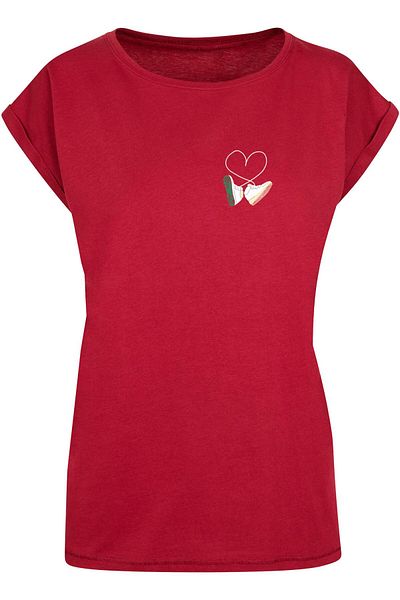 Mister Tee Damen Ladies Kicks Love Emb Tee
