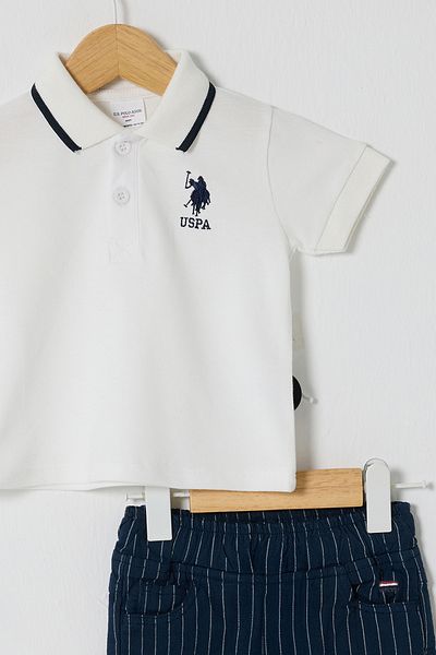 U.S. Polo Assn. Set 2 bucati pentru bebelusi