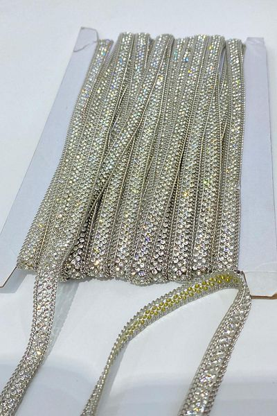 Hayalperest boncuk Thin Silver Chain Iron-On Strip Sconce