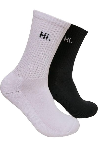 Urban Classics Unisex HI - Bye Socks short 2-Pack