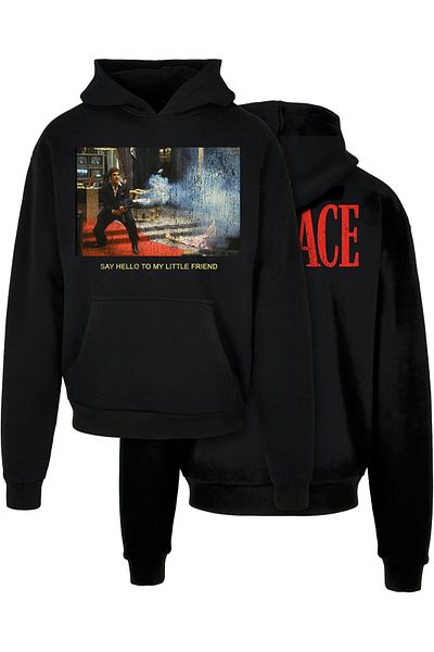 Upscale by Mister Tee Herren Scarface Little Friend Ultraheavy Oversize Hoodie