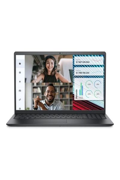 Dell كمبيوتر محمول Vostro 3520 (الإصدار المُحسّن) بشاشة عالية الدقة مقاس 15.6 بوصة، ومعالج Intel Core i7-1255U